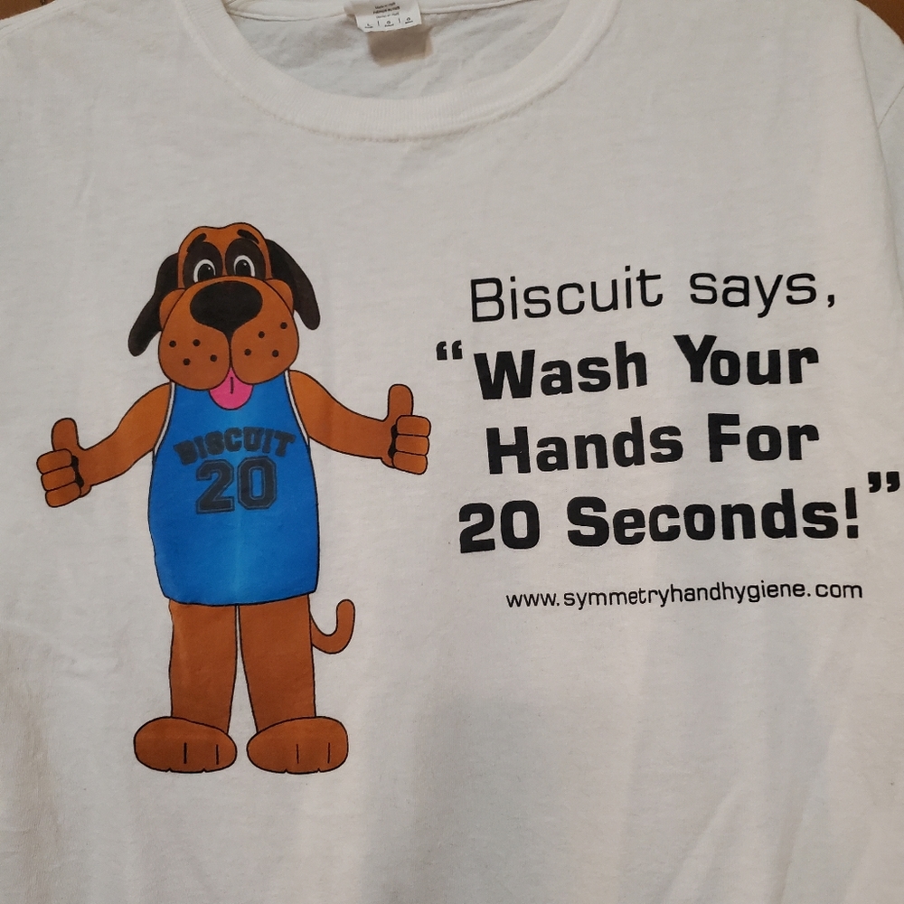 YL Listen to Biscuit! Humorous Hygienic T-shirt